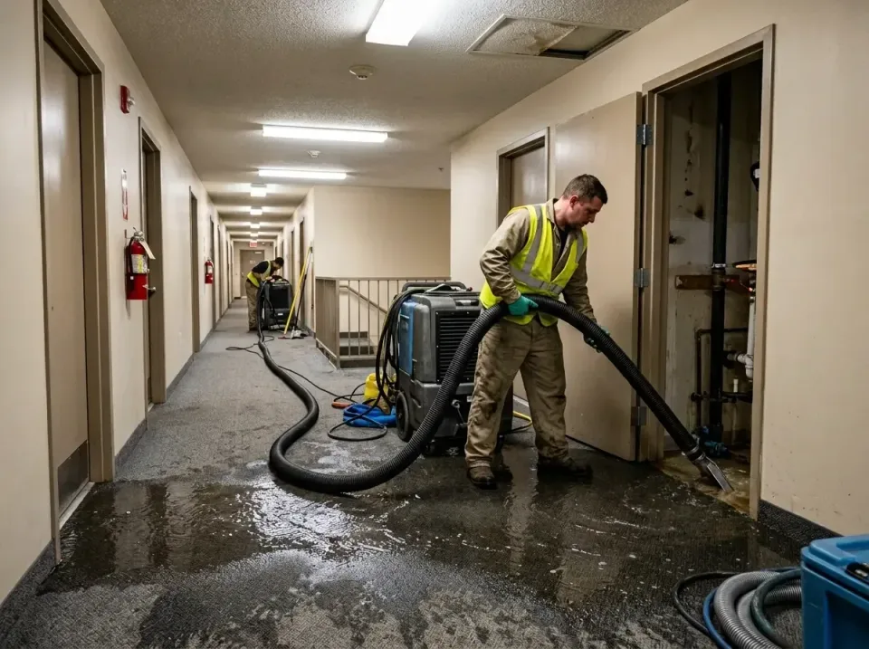multi-unit-apartment-hallway-f-005 — frequently asked questions, Emergency Burst Pipe Water Extraction & Removal in Pierre P…